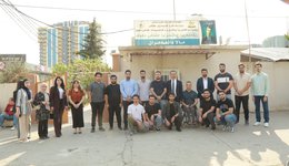 Nawroz University's Students Visit Elderly Care Home