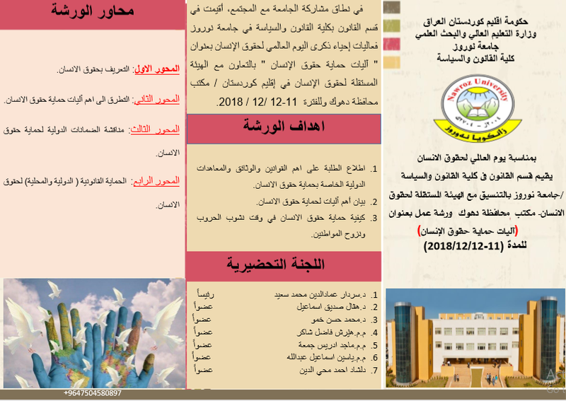 برشورورشة عمل لحقوق الانسان