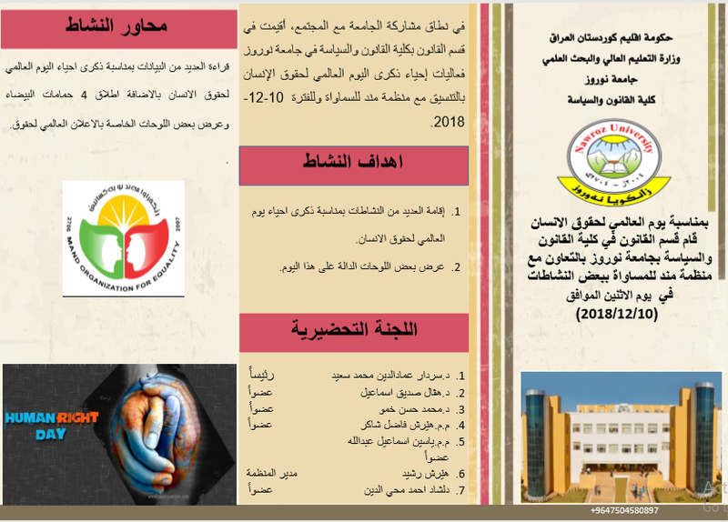 برشور نشاط حقوق الانسان